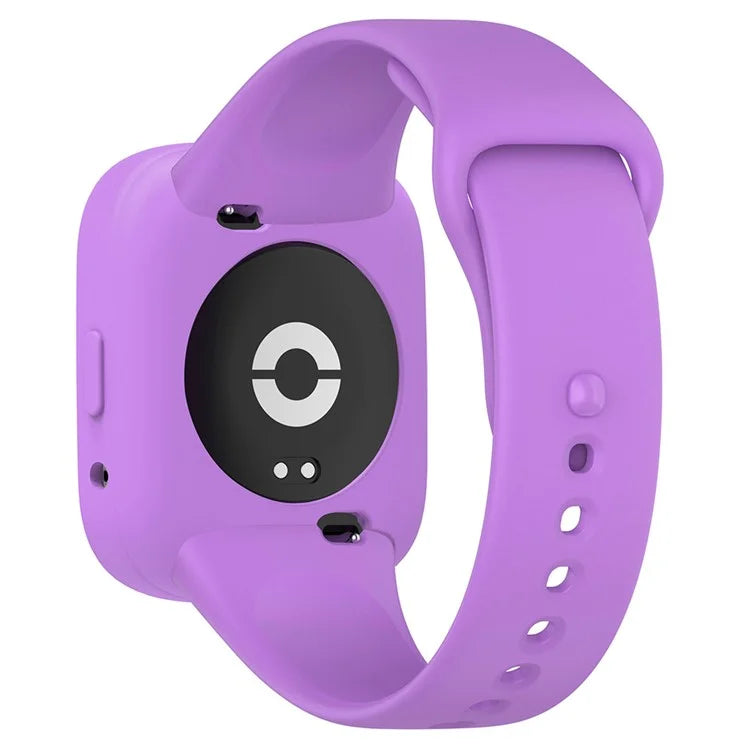 For Xiaomi Redmi Watch 3 Active Silicone Strap Replacement Wrist Band with Watch Case