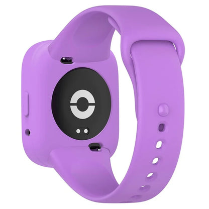 For Xiaomi Redmi Watch 3 Active Silicone Strap Replacement Wrist Band with Watch Case