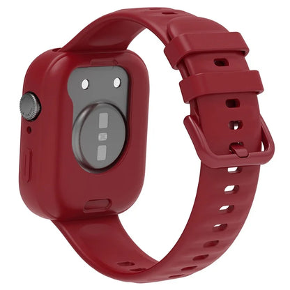 For Huawei Watch Fit 3 Silicone Band Wrist Strap with Watch Case