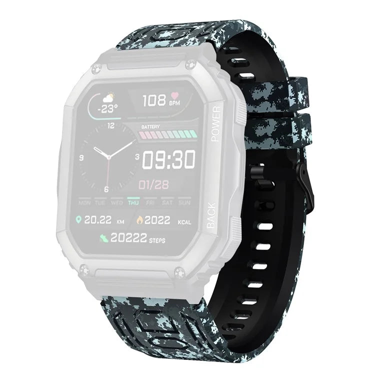 For Garmin Fenix 7 / 7 Pro / 6 / 5 Replacement Wrist Band 22mm Adjustable Silicone Watch Strap