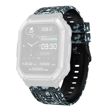For Garmin Fenix 7 / 7 Pro / 6 / 5 Replacement Wrist Band 22mm Adjustable Silicone Watch Strap