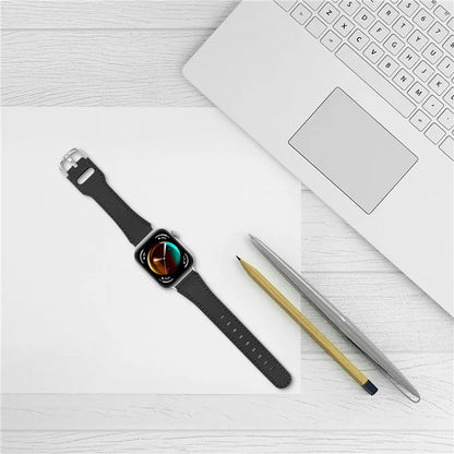 For Huawei Watch Fit 3 PU Leather Band Slim Watch Strap