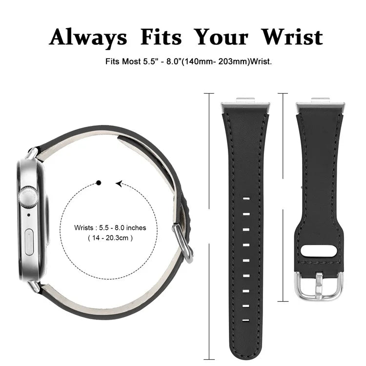 For Huawei Watch Fit 3 PU Leather Band Slim Watch Strap