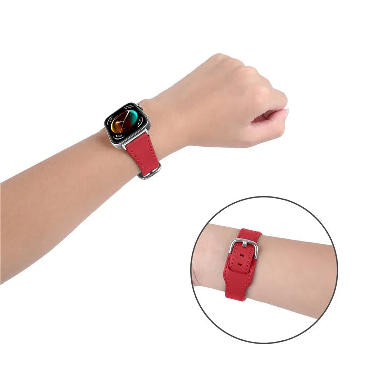 For Huawei Watch Fit 3 PU Leather Band Slim Watch Strap
