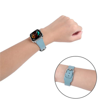 For Huawei Watch Fit 3 PU Leather Band Slim Watch Strap