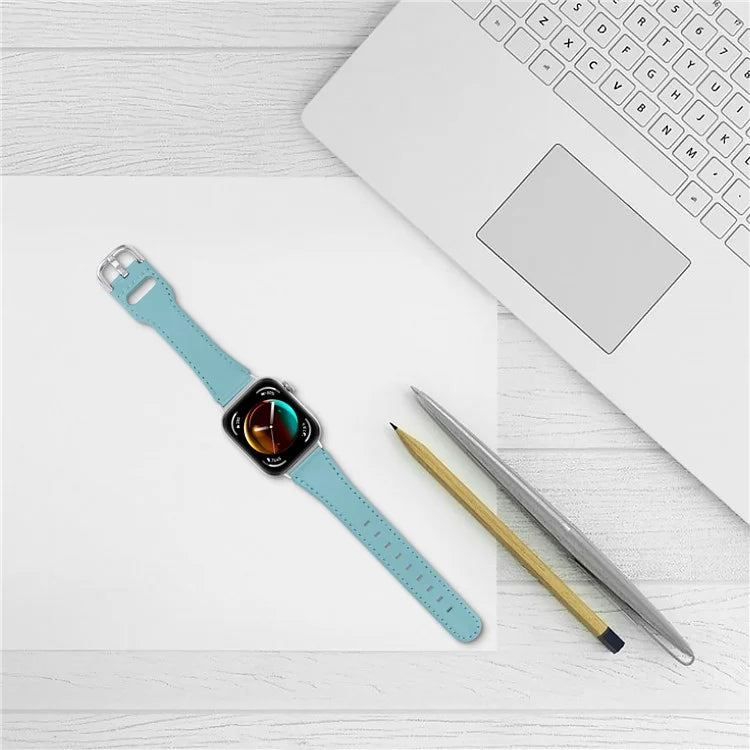 For Huawei Watch Fit 3 PU Leather Band Slim Watch Strap