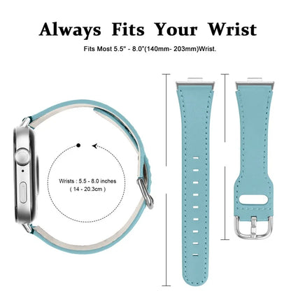 For Huawei Watch Fit 3 PU Leather Band Slim Watch Strap