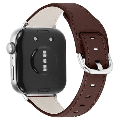 For Huawei Watch Fit 3 PU Leather Band Slim Watch Strap