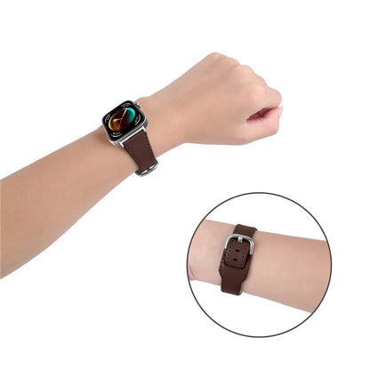 For Huawei Watch Fit 3 PU Leather Band Slim Watch Strap