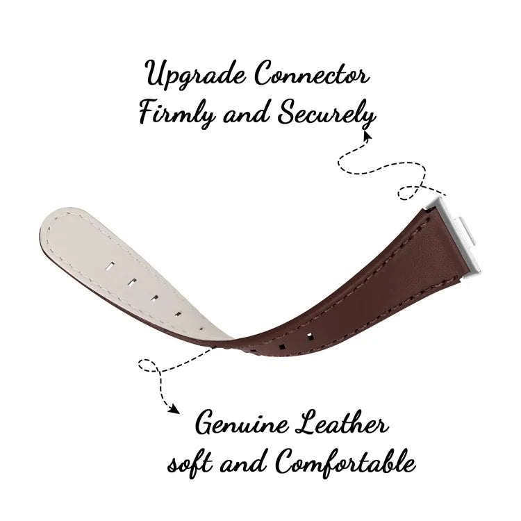 For Huawei Watch Fit 3 PU Leather Band Slim Watch Strap