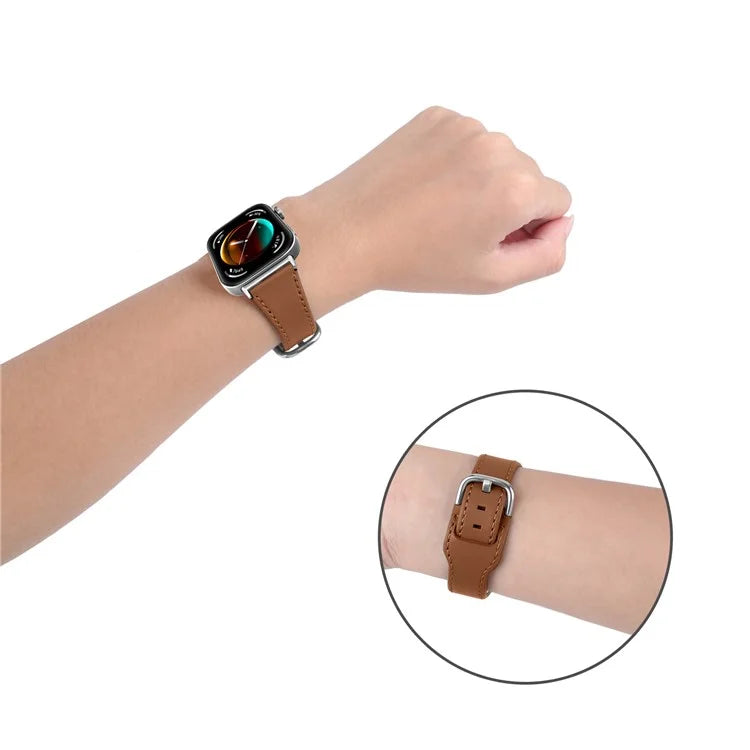 For Huawei Watch Fit 3 PU Leather Band Slim Watch Strap