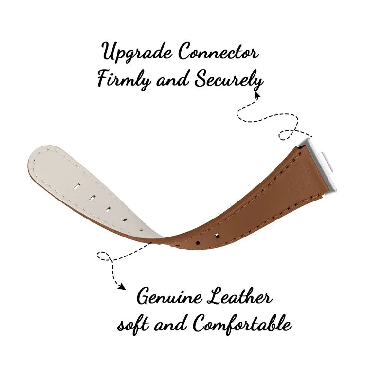 For Huawei Watch Fit 3 PU Leather Band Slim Watch Strap