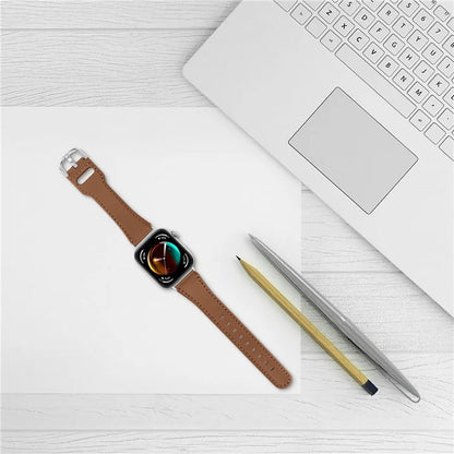 For Huawei Watch Fit 3 PU Leather Band Slim Watch Strap