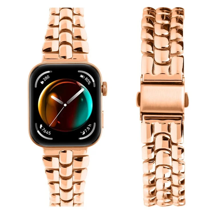 For Huawei Watch Fit 3 Watch Band Fishbone Design Wrist Strap Bracelet