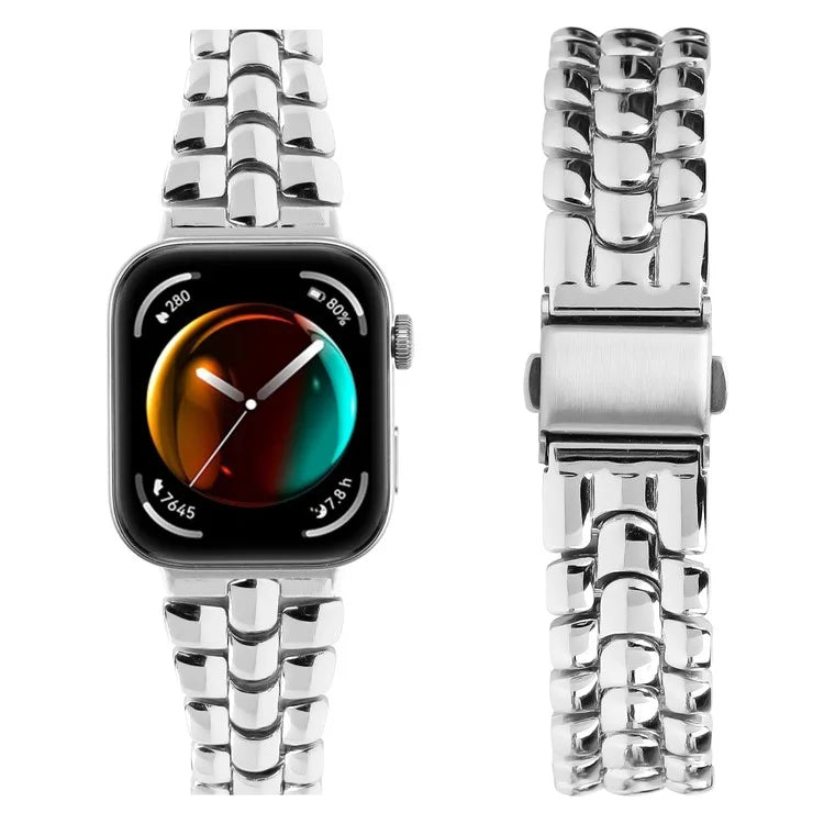 For Huawei Watch Fit 3 Watch Band Fishbone Design Wrist Strap Bracelet