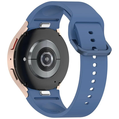 For Samsung Galaxy Watch7 / Watch FE / Watch6 / Watch 5 / Watch4 Silicone Watch Band Wrist Strap