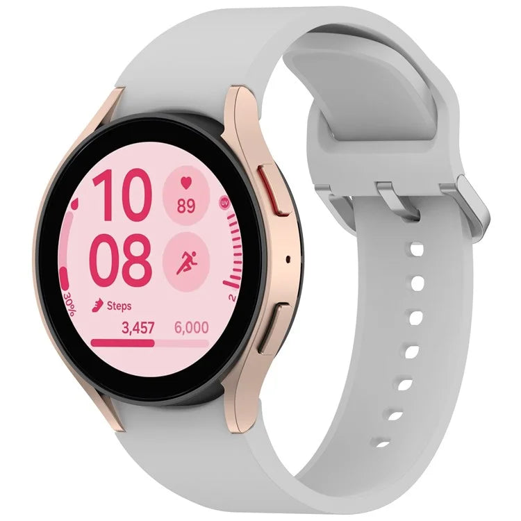 For Samsung Galaxy Watch7 / Watch FE / Watch6 / Watch 5 / Watch4 Silicone Watch Band Wrist Strap