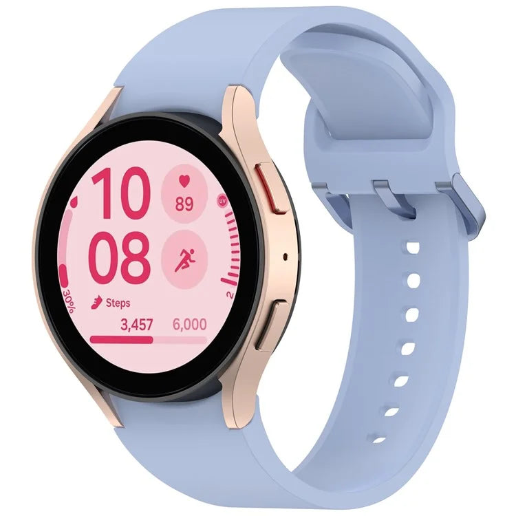 For Samsung Galaxy Watch7 / Watch FE / Watch6 / Watch 5 / Watch4 Silicone Watch Band Wrist Strap