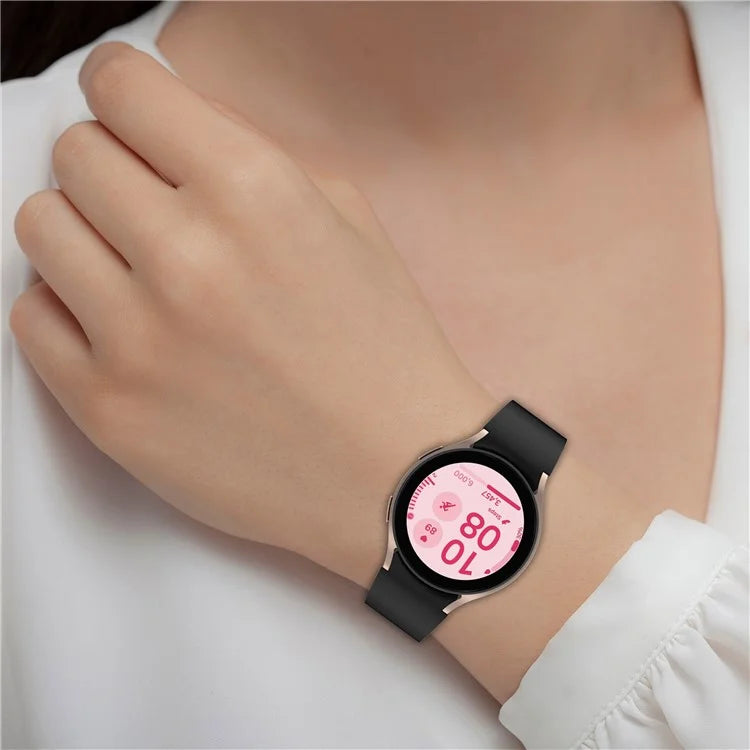 For Samsung Galaxy Watch7 / Watch FE / Watch6 / Watch 5 / Watch4 Silicone Watch Band Wrist Strap