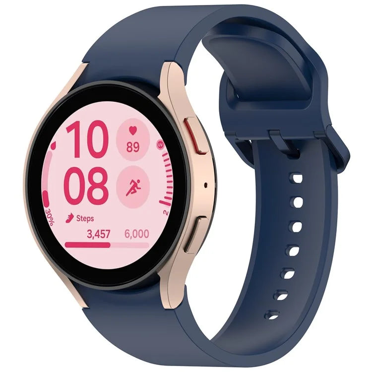 For Samsung Galaxy Watch7 / Watch FE / Watch6 / Watch 5 / Watch4 Silicone Watch Band Wrist Strap