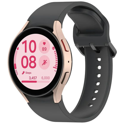 For Samsung Galaxy Watch7 / Watch FE / Watch6 / Watch 5 / Watch4 Silicone Watch Band Wrist Strap