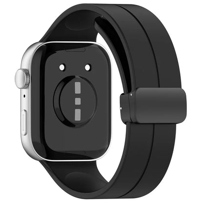 For Huawei Watch Fit 3 Silicone Watch Band Strap with Magnetic Folding Buckle