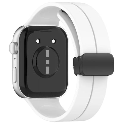 For Huawei Watch Fit 3 Silicone Watch Band Strap with Magnetic Folding Buckle
