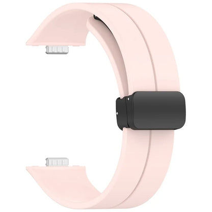 For Huawei Watch Fit 3 Silicone Watch Band Strap with Magnetic Folding Buckle