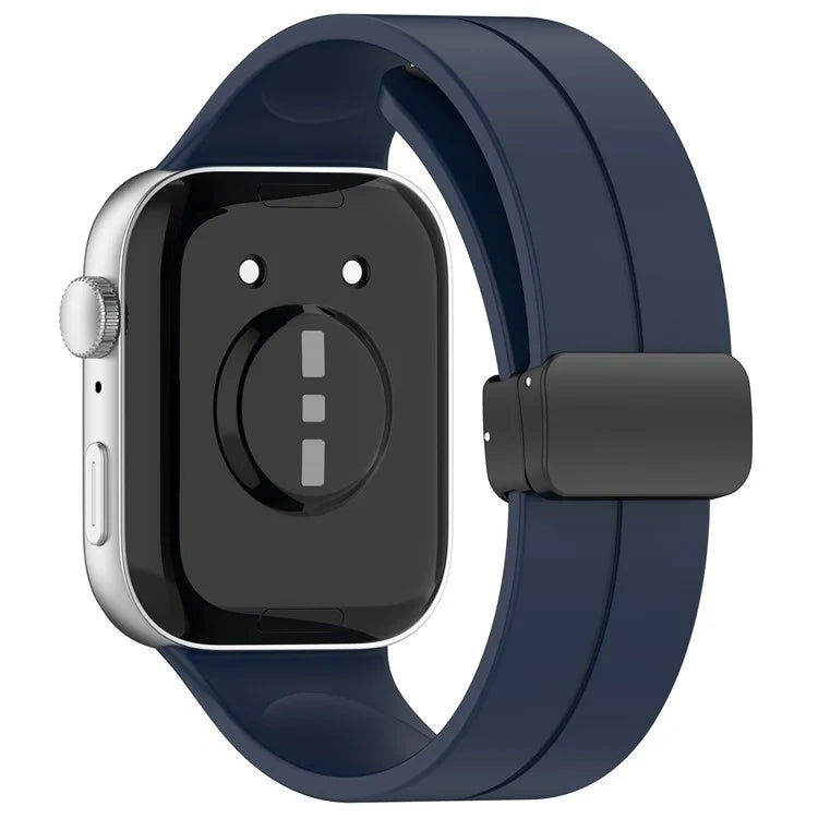 For Huawei Watch Fit 3 Silicone Watch Band Strap with Magnetic Folding Buckle