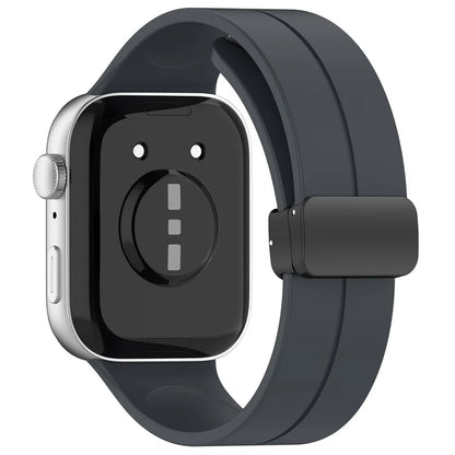 For Huawei Watch Fit 3 Silicone Watch Band Strap with Magnetic Folding Buckle