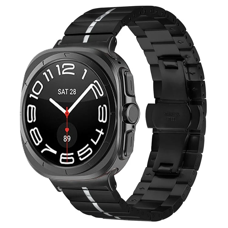 For Samsung Galaxy Watch Ultra 47mm Band Stainless Steel 22mm Wrist Strap