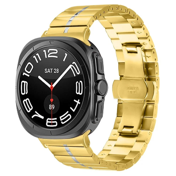 For Samsung Galaxy Watch Ultra 47mm Band Stainless Steel 22mm Wrist Strap