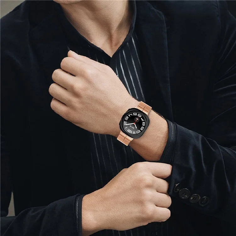 For Samsung Galaxy Watch Ultra 47mm Band Stainless Steel 22mm Wrist Strap