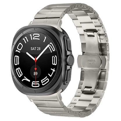 For Samsung Galaxy Watch Ultra 47mm Band Stainless Steel 22mm Wrist Strap