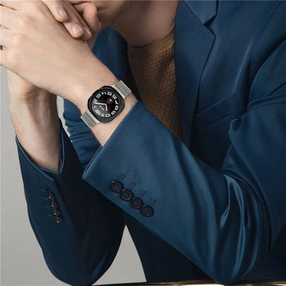 For Samsung Galaxy Watch Ultra 47mm Band Stainless Steel 22mm Wrist Strap