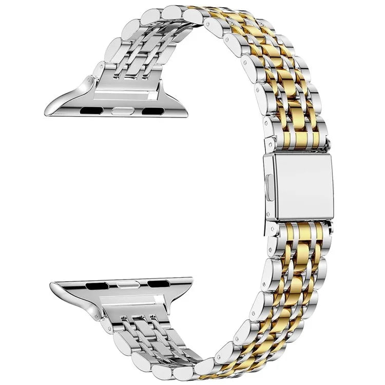 For Apple Watch Series 10 42mm / 9 8 7 41mm / SE (2023) SE (2022) SE 6 5 4 40mm / 3 2 1 38mm Watch Strap Stainless Steel Band
