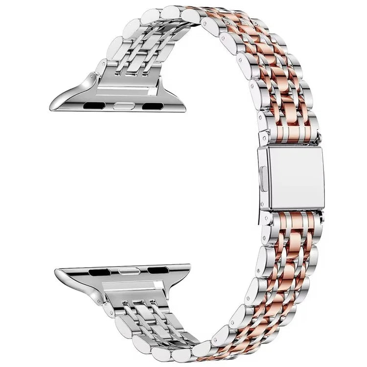 For Apple Watch Series 10 42mm / 9 8 7 41mm / SE (2023) SE (2022) SE 6 5 4 40mm / 3 2 1 38mm Watch Strap Stainless Steel Band