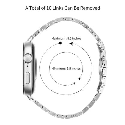 For Huawei Watch Fit 3 Stainless Steel Watch Strap One-Bead Mesh Metal Band - Silver