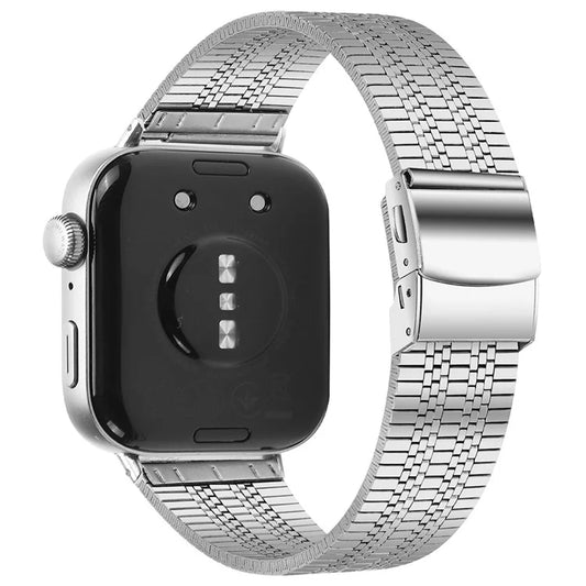 For Huawei Watch Fit 3 Replacement Band 316L Stainless Steel Metal Strap, Silver