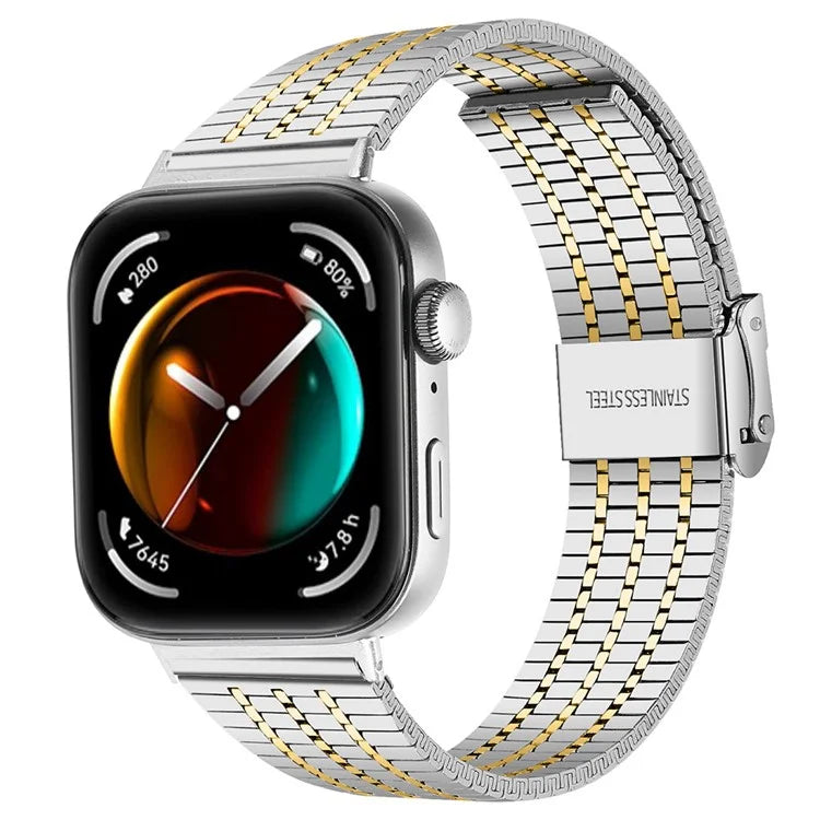 For Huawei Watch Fit 3 Band 316L Stainless Steel Replacement Strap