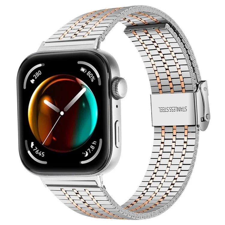 For Huawei Watch Fit 3 Band 316L Stainless Steel Replacement Strap
