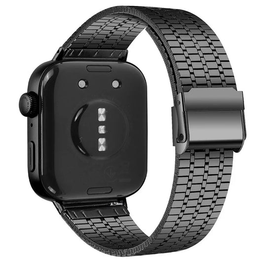 For Huawei Watch Fit 3 Band 316L Stainless Steel Replacement Strap, Black