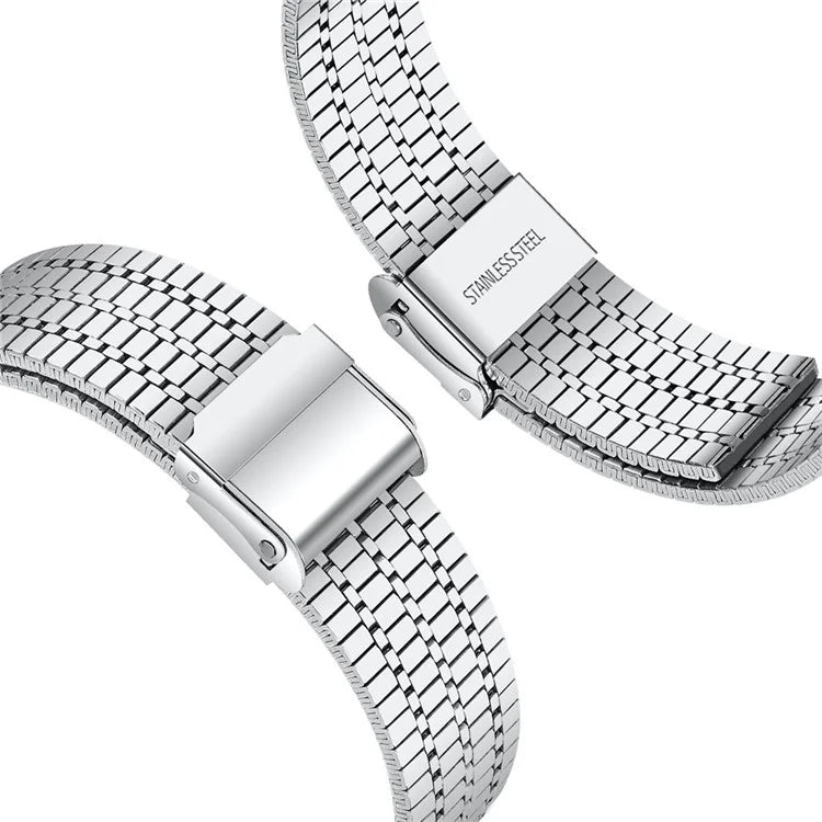 For Huawei Watch Fit 3 Band 316L Stainless Steel Replacement Strap, Silver