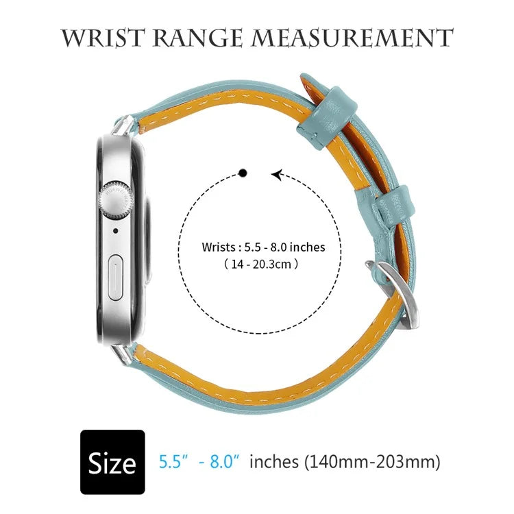 For Huawei Watch Fit 3 Watch Strap Genuine Cow Leather Band Stitching Lines