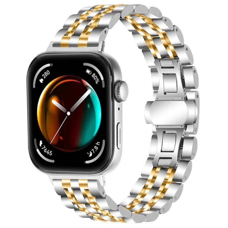 For Huawei Watch Fit 3 Metal Mesh Band 316L Stainless Steel Watch Strap