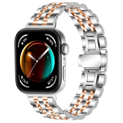 For Huawei Watch Fit 3 Metal Mesh Band 316L Stainless Steel Watch Strap