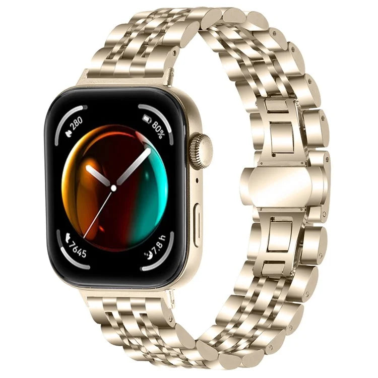 For Huawei Watch Fit 3 Metal Mesh Band 316L Stainless Steel Watch Strap