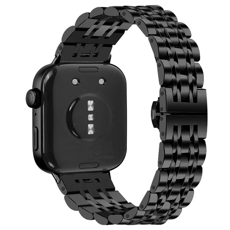 For Huawei Watch Fit 3 Band 316L Stainless Steel Metal Mesh Watch Strap, Black