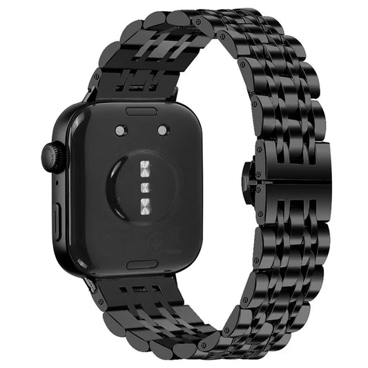 For Huawei Watch Fit 3 Band 316L Stainless Steel Metal Mesh Watch Strap, Black