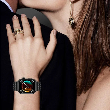 For Huawei Watch Fit 3 Band 316L Stainless Steel Metal Mesh Watch Strap, Black